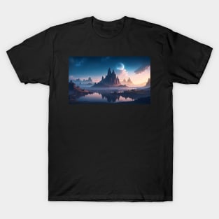 Natural landscape on another planet T-Shirt